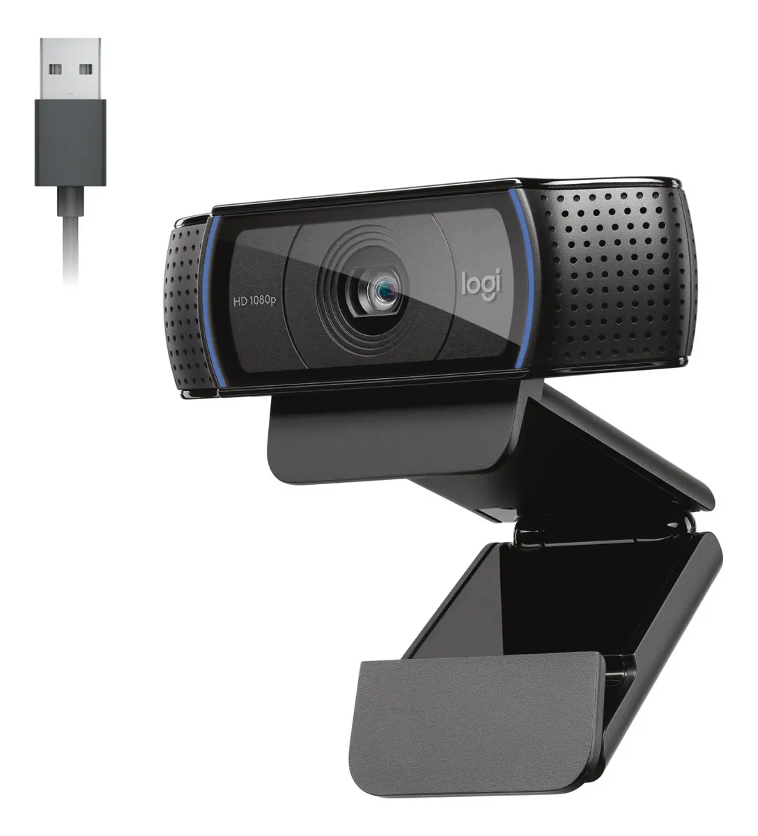Webcam Logitech C920s Full HD 1080p com microfone